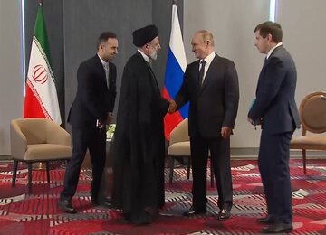Rencontre Raïssi-Poutine  à Samarcande 