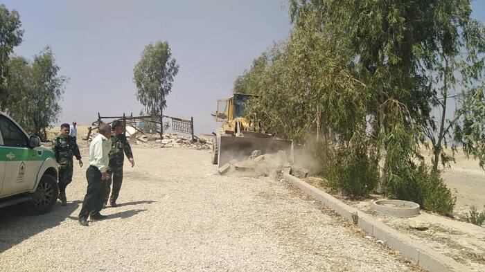 ۳۲ هکتار اراضی ملی در گچساران رفع تصرف شد