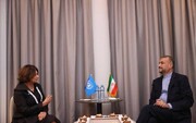 El ministro de Exteriores de Irán se reúne con la subsecretaria general de Asuntos Políticos y Consolidación de la Paz de la ONU