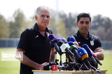 Iran's Team Melli practices under new coach