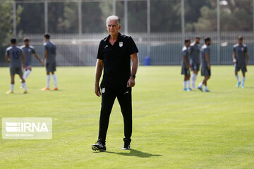 Iran's Team Melli practices under new coach