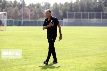 Iran's Team Melli practices under new coach