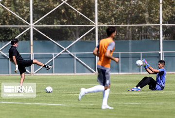 Iran's Team Melli practices under new coach