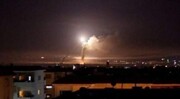 مقابله پدافند هوایی ارتش سوریه با اهداف متخاصم در آسمان حلب