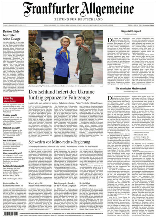 عناوین مطبوعات جهان؛ ادامه کمک‌های نظامی آمریکا و آلمان به اوکراین