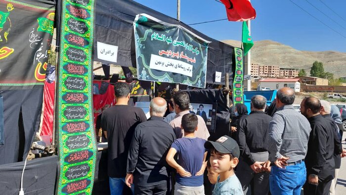 پیاده روی روز اربعین عاشقان جامانده از زیارت حرم سیدالشهدا (ع)در پردیس برگزار شد