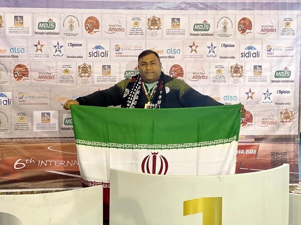 ایرانی کھیلاڑی نے ڈسکس تھرو مقابلوں میں طلائی تمغہ جیت لیا