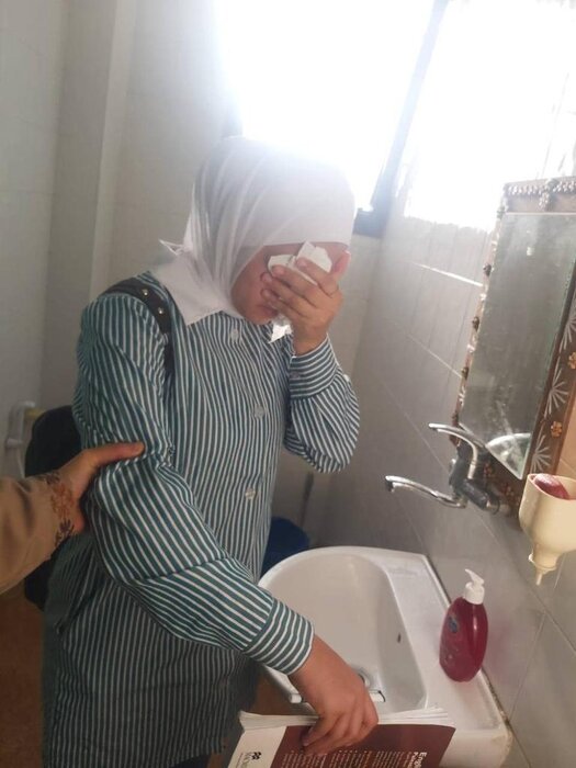 حمله نیروهای اشغالگر قدس به یک مدرسه دخترانه + عکس