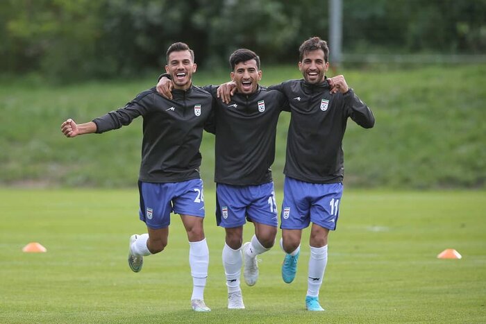 بگو بخند در اولین تمرین تیم ملی در اتریش/ لژیونرها ریکاوری کردند/ فردا؛ اولین تمرین در کمپ اصلی