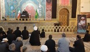 آیین گرامیداشت نخستین سالگرد ارتحال علامه حسن زاده آملی در قم برگزار شد