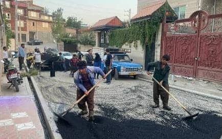 بخشدار مرکزی پردیس: معابر روستای کرشت  آسفالت و جدول گذاری شد