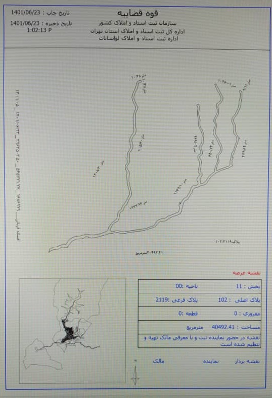 سند بستر ۱۰ رودخانه مهم استان تهران پس از تثبیت و حدنگاری صادر شد