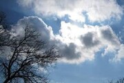 ابرهای بی باران آسمان استان همدان را فرا می‌گیرد