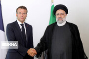 روسای جمهور ایران و فرانسه دیدار و گفت وگو کردند 