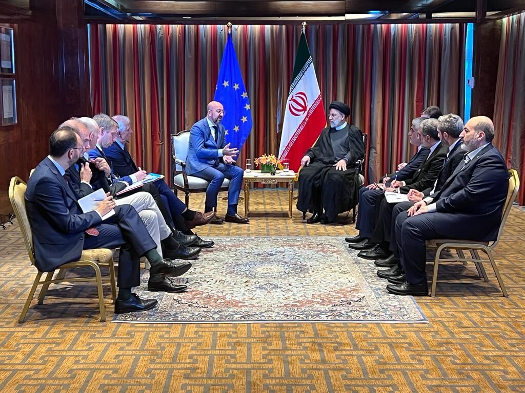 ایرانی صدر اور یورپی کونسل کے سربراہ کی ملاقات