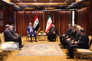 نیویارک میں ایرانی صدر کی ملاقاتوں کی تصاویر
