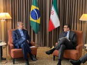Iranian, Brazilian FMs discuss bilateral ties, regional developments