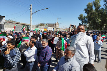 فیلم/ راهپیمایی نمازگزاران زاهدانی در محکومیت علیه اختشاش و نا امنی در کشور