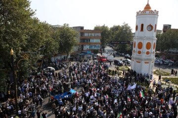 راهپیمایی مردم مازندران در محکومیت اقدامات آشوبگران و حرکات هنجارشکن اخیر