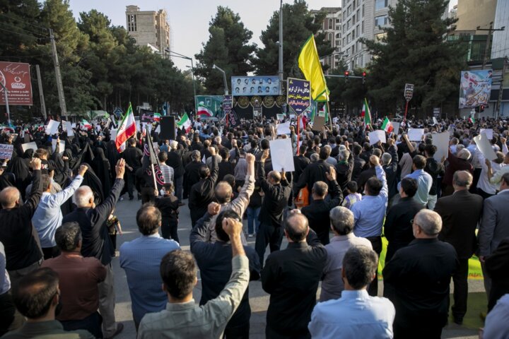 فریادهای «لبیک یا حیدر» در کرمانشاه طنین‌انداز شد