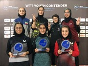 سه بانوی تنیس روی میز ایران در گرجستان برنز گرفتند