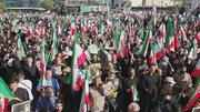 ایرانی عوام حالیہ بدامنی کیخلاف احتجاجی ریلی نکال رہے ہیں