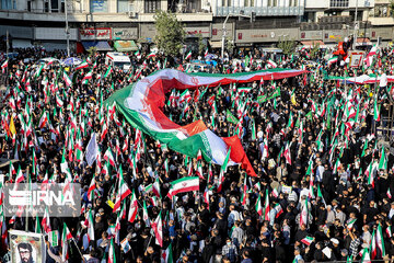 People in Tehran protest unrest