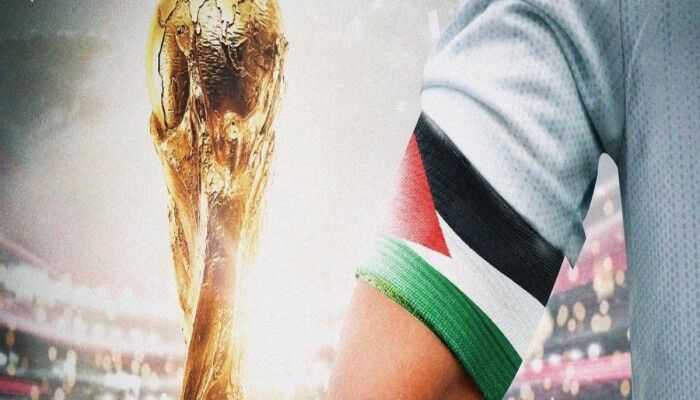 نقشبندی پرچم فلسطین بر بازوبند کاپیتانی تیم های عربی در جام جهانی قطر