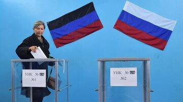 «آری»؛ نتیجه همه‌پرسی الحاق چهار منطقه اوکراین به روسیه