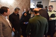 استاندار و جمعی از مسوولان البرز با خانواده شهید مدافع امنیت دیدار کردند