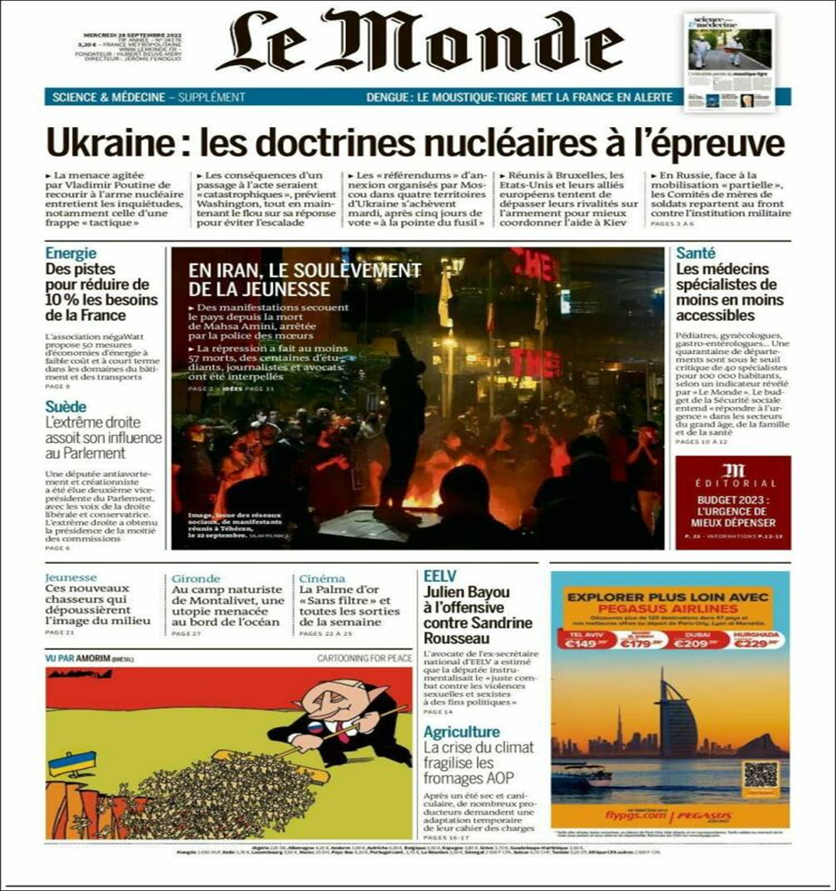 عناوین روزنامههای مطرح جهان؛ دو نیروگاه هستهای آلمان در آمادهباش است