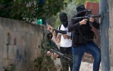 عملیات نیروهای مقاومت فلسطین علیه نظامیان صهیونیست در جنین+فیلم