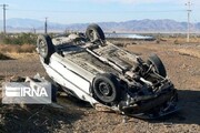 واژگونی خودرو در جاده زنجان به تبریز ۶ مصدوم و یک فوتی بر جا گذاشت