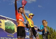 ایرانی سائیکلسٹ کی ایران آذربائیجان کے دورے کے تیسرے مرحلے میں دوسری پوزیشن