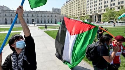Protestan en Chile contra recepción de Credenciales del embajador israelí