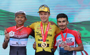 Belgischer Radfahrer wird der Champion der Iran-Aserbaidschan-Tour