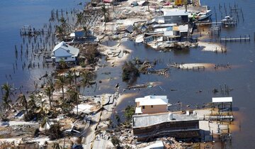 شمار قربانیان توفان ویرانگر ایان در آمریکا به ۱۰۱ نفر رسید