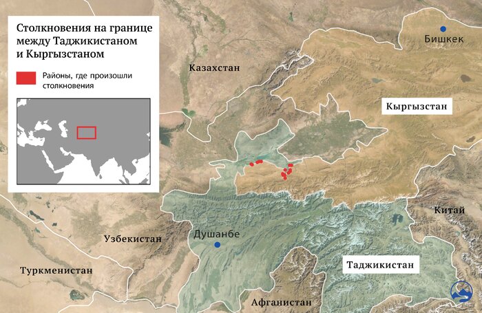 تنشهای مرزی تاجیکستان - قرقیزستان در دور باطل