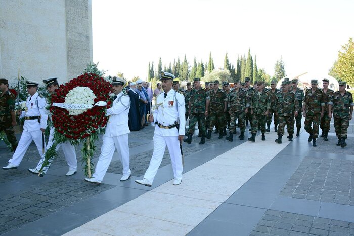 برگزاری چهل و نهمین سالروز پیروزی سوریه بر رژیم صهیونیستی+فیلم و عکس