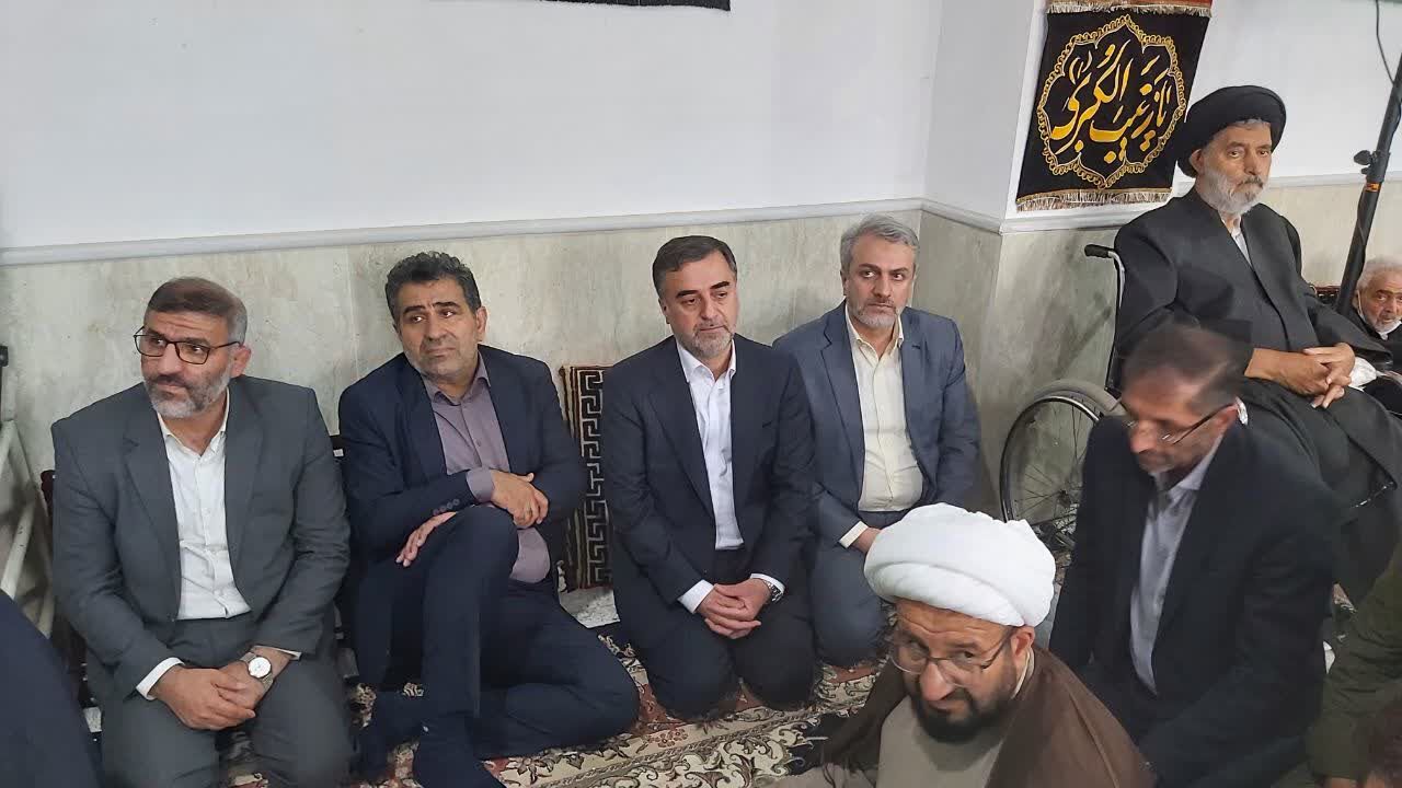 آیین هفتمین روز شهادت فرمانده اطلاعات سپاه سیستان و بلوچستان در روستای تاکام ساری برگزار شد