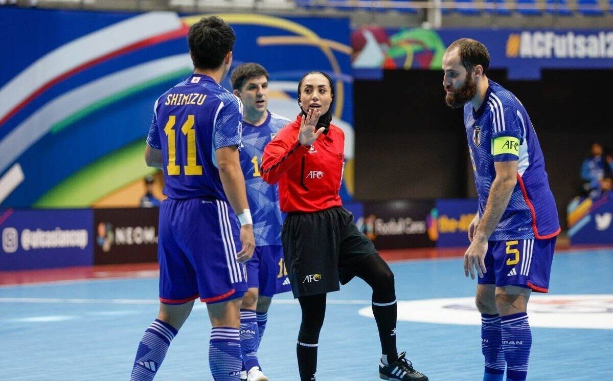 Iranian male, female referees to judge 2022 AFC Futsal bronze medal game