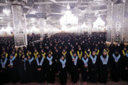 پنج هزار دانش‌آموز دختر مشهدی در همایش "نور چشم" شرکت کردند