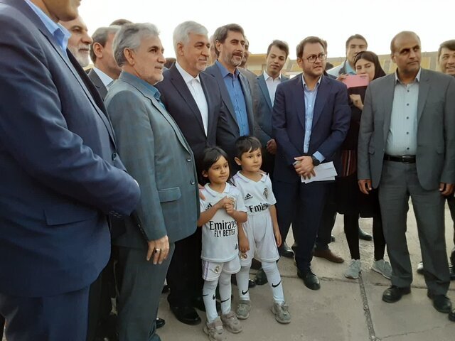 حضور امیدبخش وزیر ورزش در شهرستان میانه