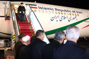 Iran president arrives in Tehran after CICA Summit