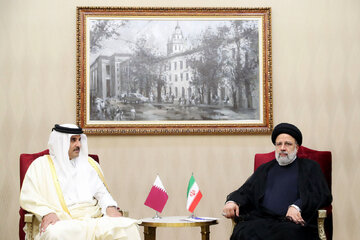 Le président iranien et l'émir du Qatar mettent l'accent sur la promotion des liens à un niveau stratégique
