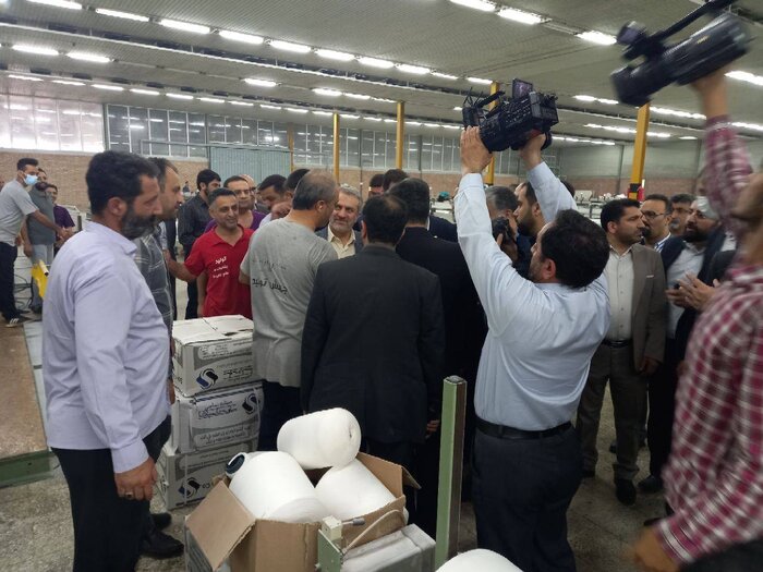 گام رو به جلو کارخانه نساجی مازندران با تزریق ۱۷۰ میلیارد ریال اعتبار توسعه تجهیزات