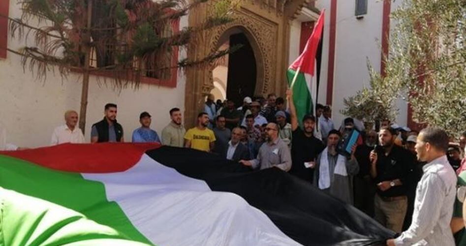 Manifestations du peuple marocain en soutien à la cause palestinienne