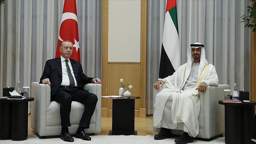 توافق بن زاید و اردوغان بر سر همکاری بیشتر میان امارات و ترکیه