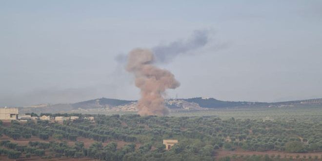 انهدام کامل اردوگاه آموزشی تروریستها در شمال غربی حلب