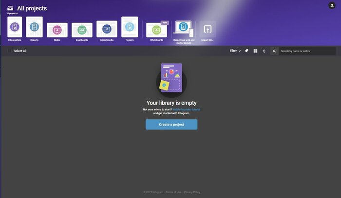 Infogram برنامهای ساده برای تصویرسازیهای جذاب
